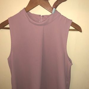 Ann Taylor cute soft pink sleeveless top